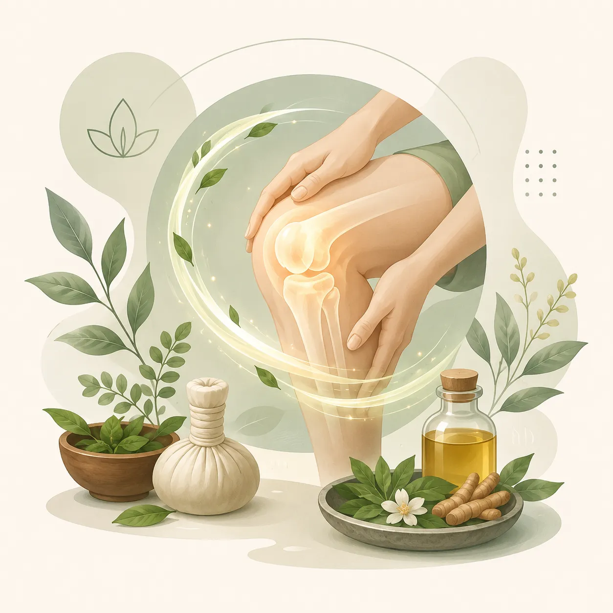 Arthritis and joint pain illustration