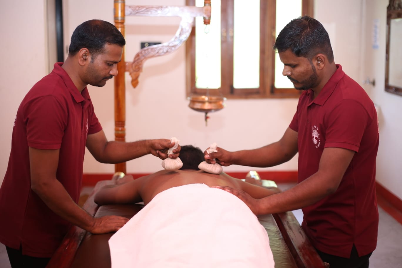Two-therapist potli massage at Tapasya Health & Wellness